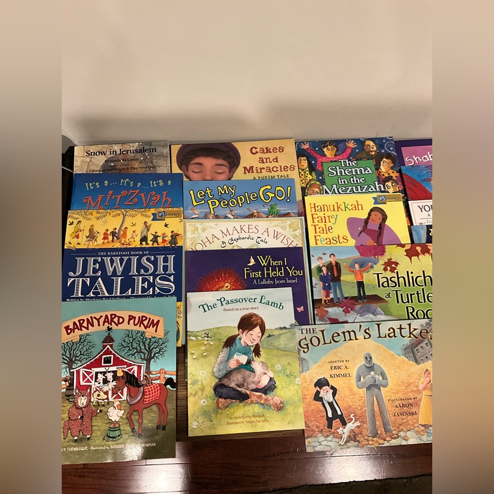 33 Assorted  Children's Jewish Book Collection